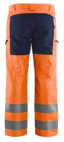 bl-kl-der-1585-arbeitshose-stretch-high-vis-orange-marineblau-d112 image 6