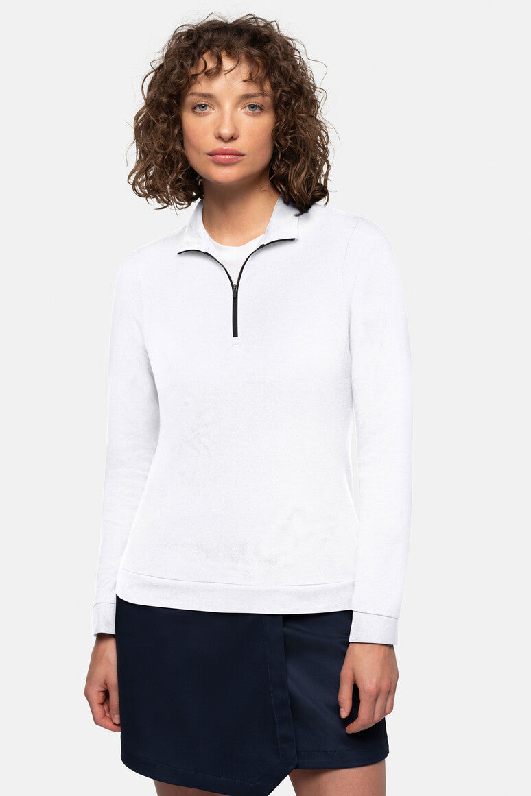 hakro-no-335-damen-zip-longsleeve-piqu-mikralinar-eco image 2