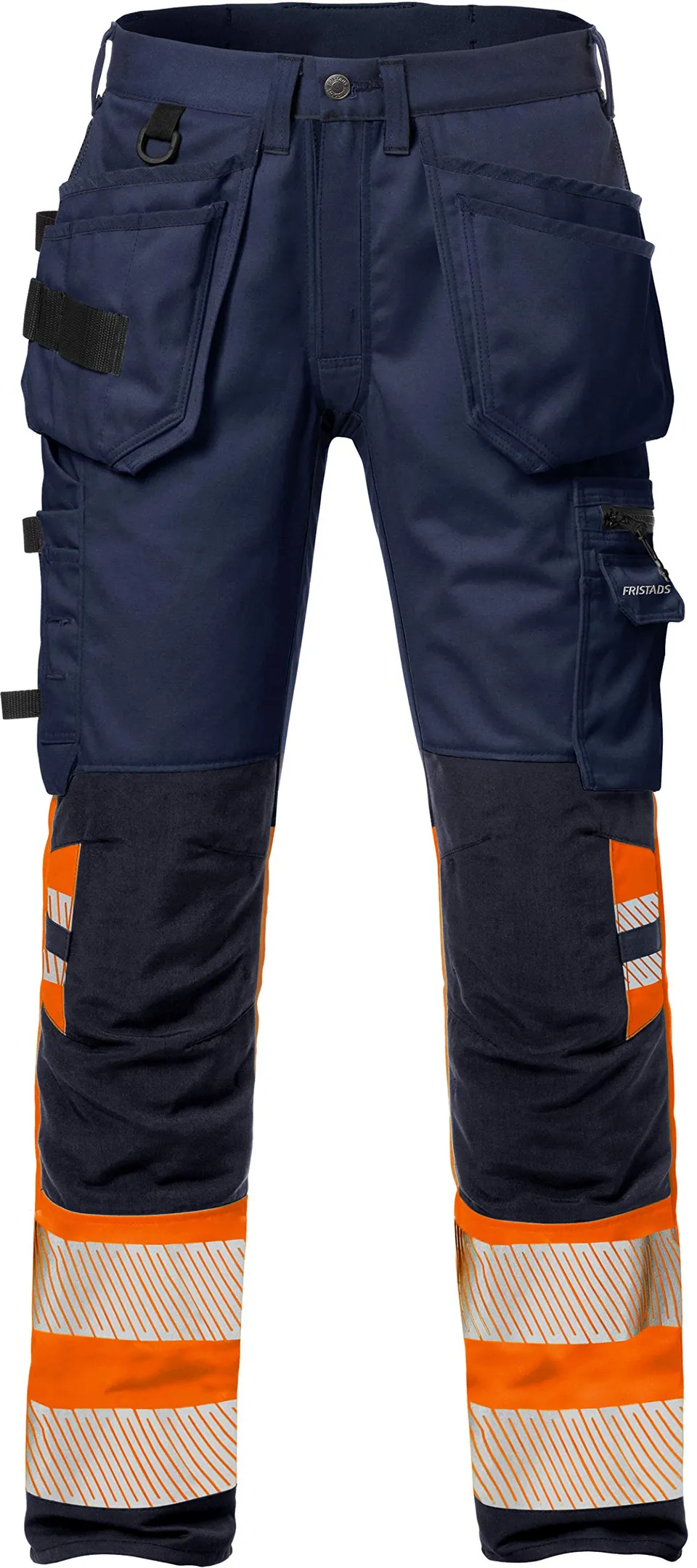 fristads-high-vis-handwerker-stretch-hose-2706-plu-klasse-1-warnschutz image 1