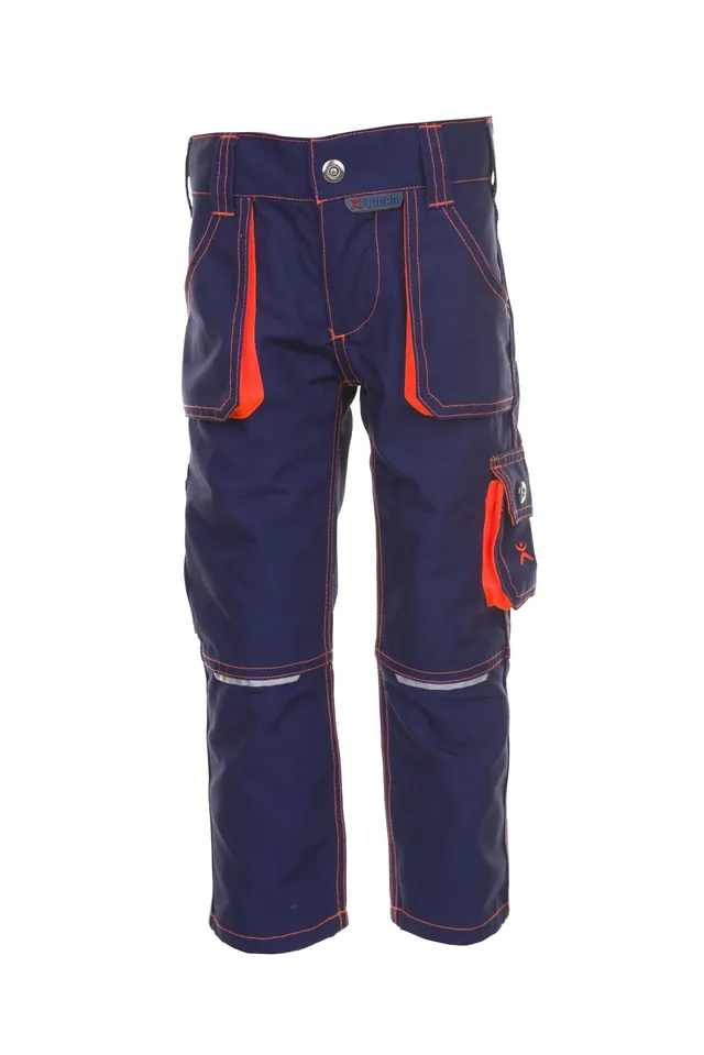 planam-basalt-kids-junior-bundhose-oliv-orange-122-128 image 1