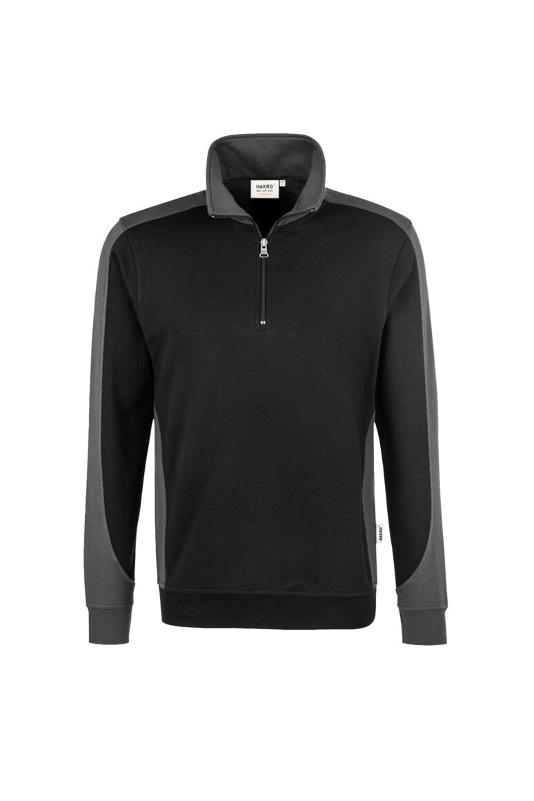 hakro-no-476-zip-sweatshirt-contrast-mikralinar image 1