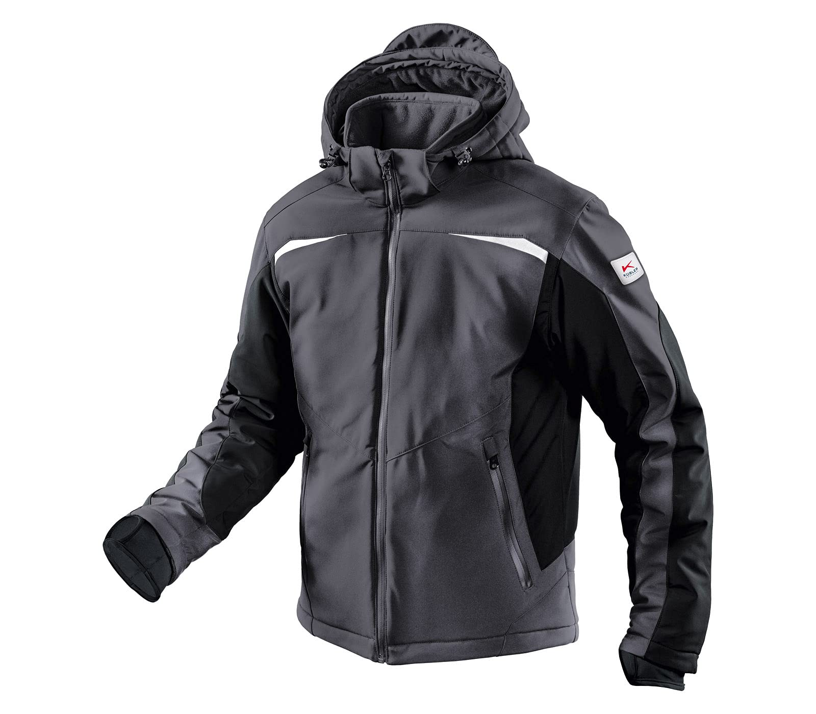 k-bler-weather-winter-softshell-arbeitsjacke-anthrazit-schwarz-gr-e-xl image 1