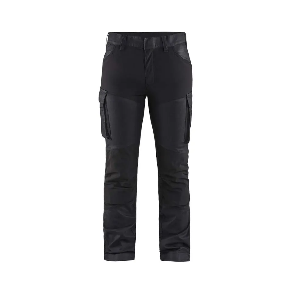 bl-kl-der-service-arbeitshose-stretch-schwarz-regular image 1