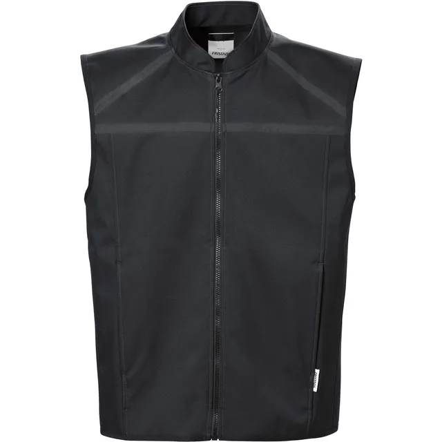 fristads-fusion-softshellweste-rmellos-schwarz-gr-e-s-100-polyester image 1