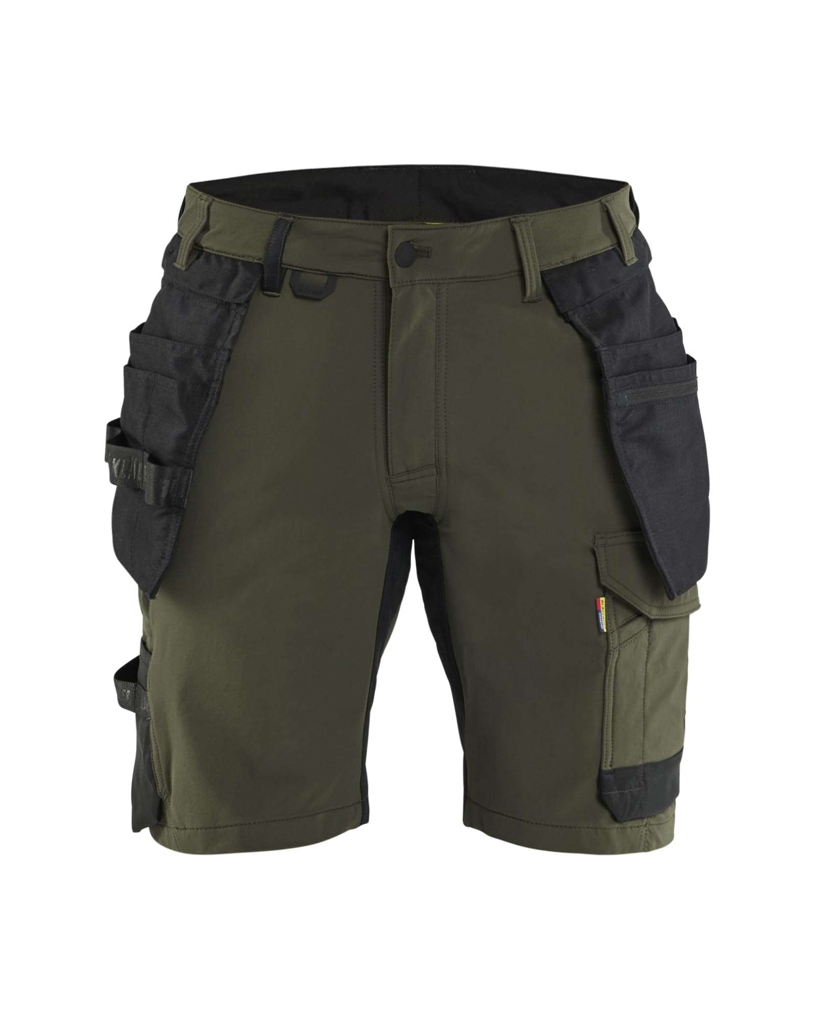 bl-kl-der-1702-stretch-4d-arbeitsshorts-waldgr-n-schwarz-4xl-c64 image 1