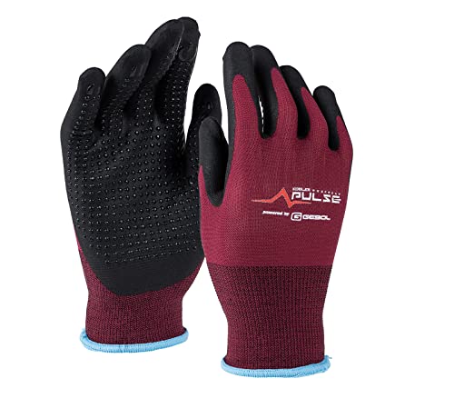 k-bler-pulse-arbeitshandschuhe-damen-multiflex-touch-bordeaux-gr-e-7 image 2