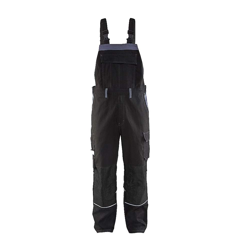 bl-kl-der-anti-flammen-latzhose-schwarz-grau-c156 image 1