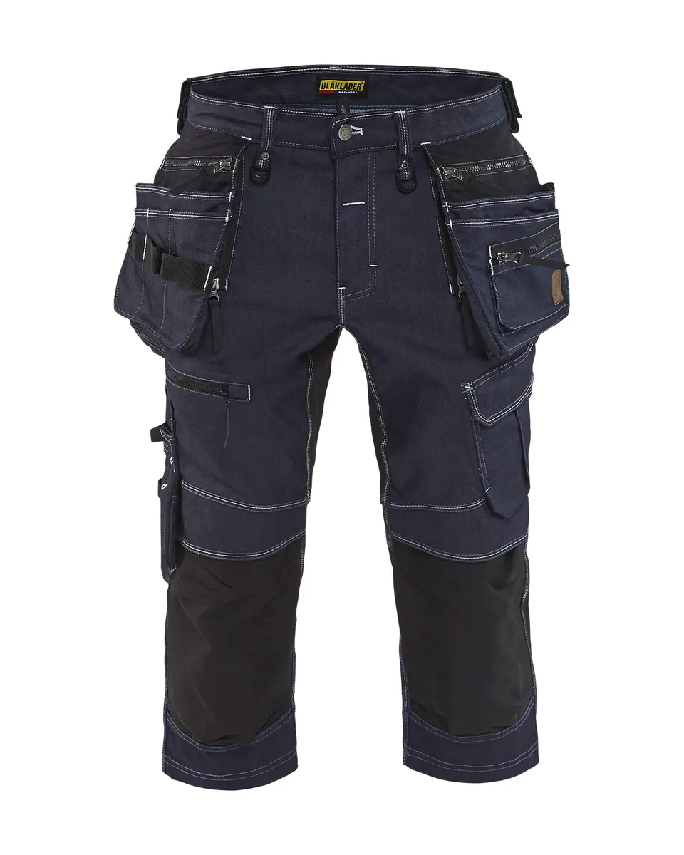 bl-kl-der-x1900-handwerkerhose-cordura-denim-stretch-marineblau-schwarz-c46 image 1