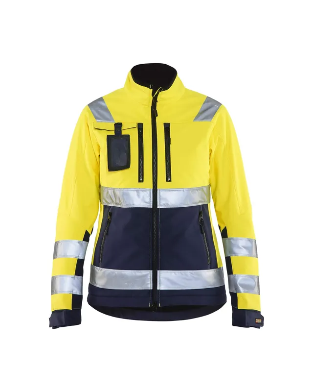 bl-kl-der-4902-damen-high-vis-softshelljacke-warnschutzjacke image 1