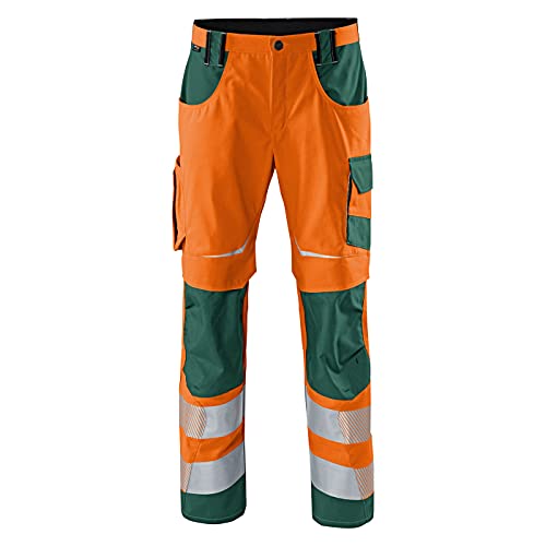 k-bler-reflectiq-arbeitshose-psa-2-warnschutzhose-warnorange-moosgr-n image 2