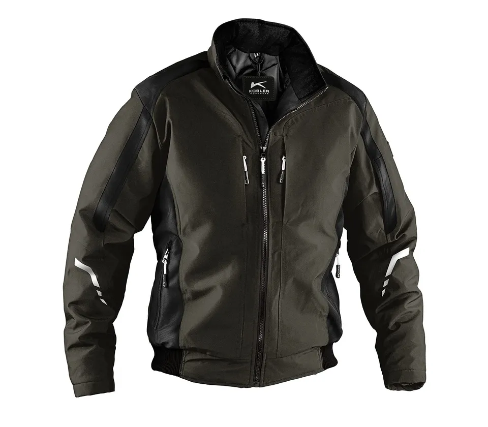 k-bler-weather-wetterblouson-oliv-schwarz-gr-xs-wattierte-arbeitsjacke-100-polye image 1