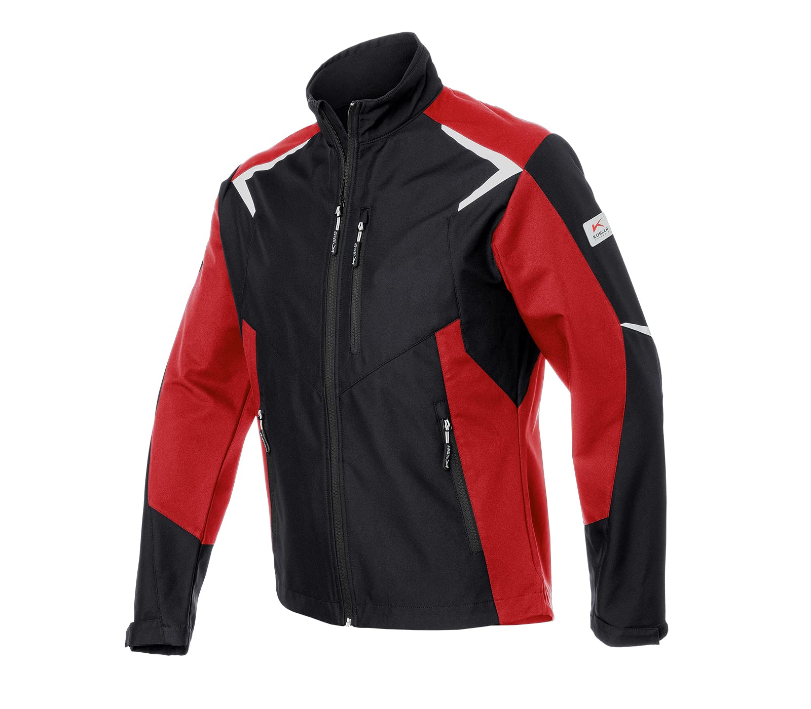 k-bler-bodyforce-softshelljacke-athletische-workwear-jacke-mit-reflex-details image 6