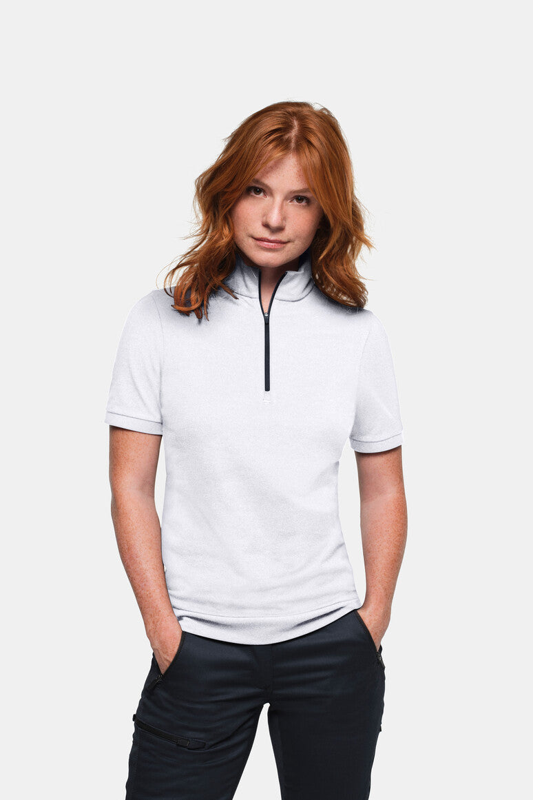 hakro-no-334-damen-zip-shirt-piqu-mikralinar-eco-regular-fit image 2