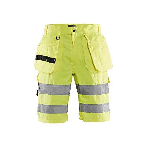 bl-kl-der-1535-klasse-2-high-vis-shorts-high-vis-gelb-gr-e-c50 image 7