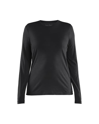 bl-kl-der-3539-damen-langarm-arbeits-t-shirt-merinowolle-schwarz-xxxl image 2