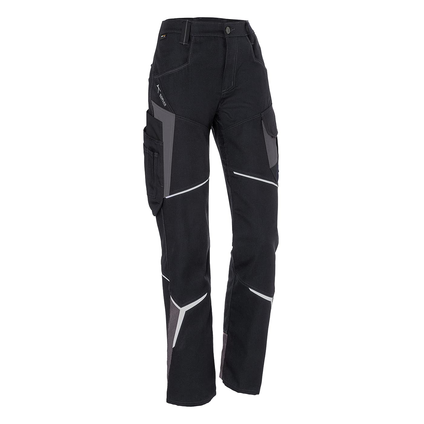 k-bler-bodyforce-damen-arbeitshose-mit-stretch-und-reflex-damenhose image 8