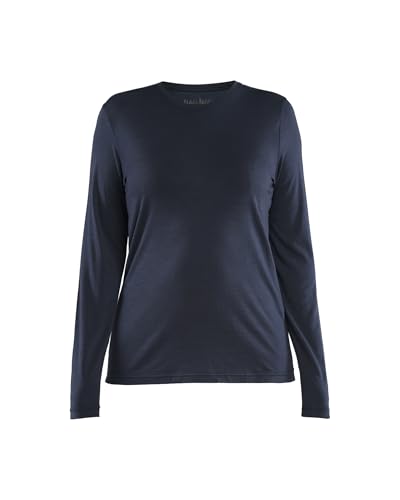 bl-kl-der-3539-damen-langarm-arbeits-t-shirt-merinowolle-dunkelmarine-xxxl image 2
