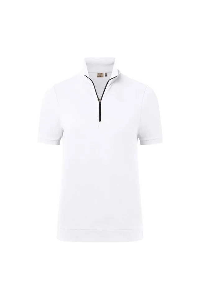 hakro-no-334-damen-zip-shirt-piqu-mikralinar-eco-regular-fit image 1