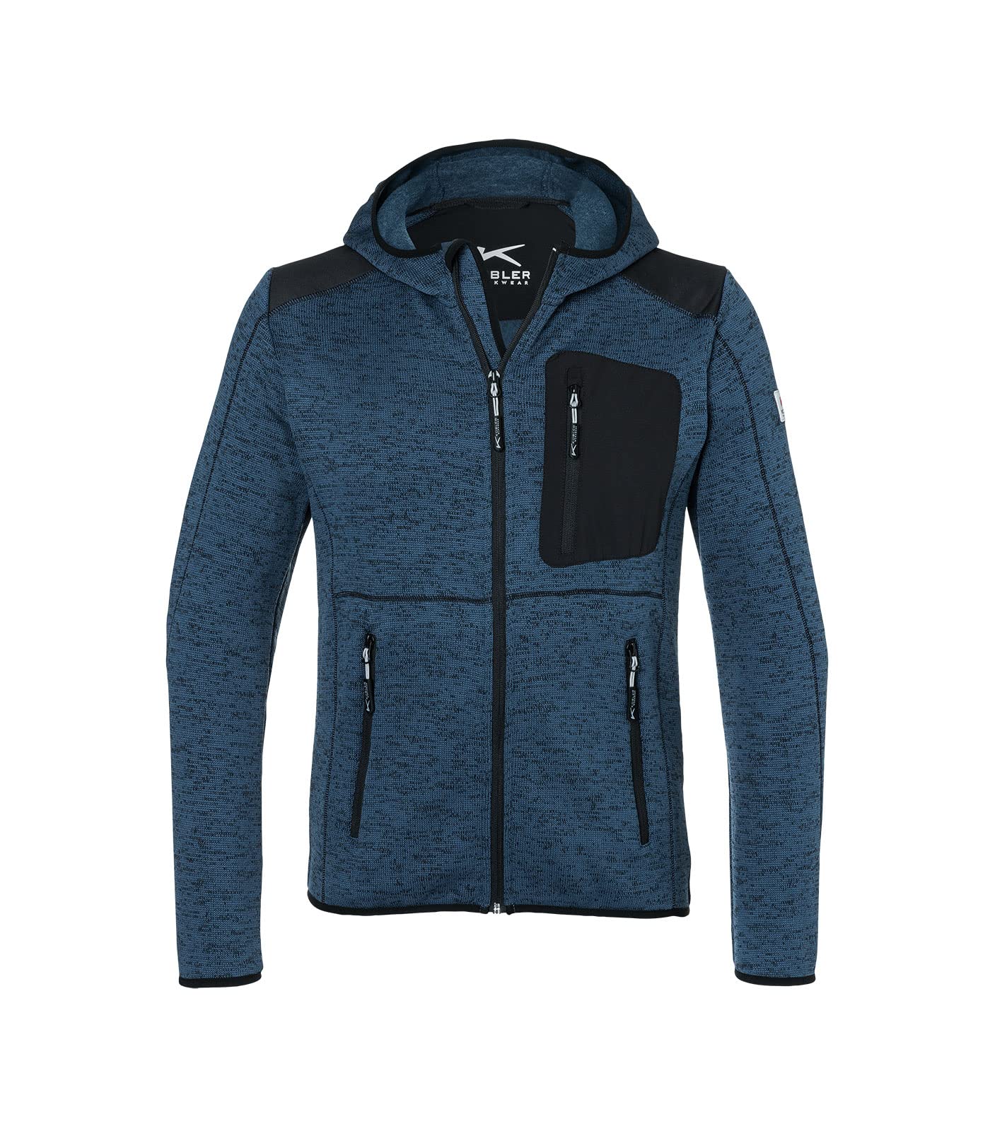k-bler-activiq-strickjacke-light-meliert-k-rpernah-midlayer-jacke image 4