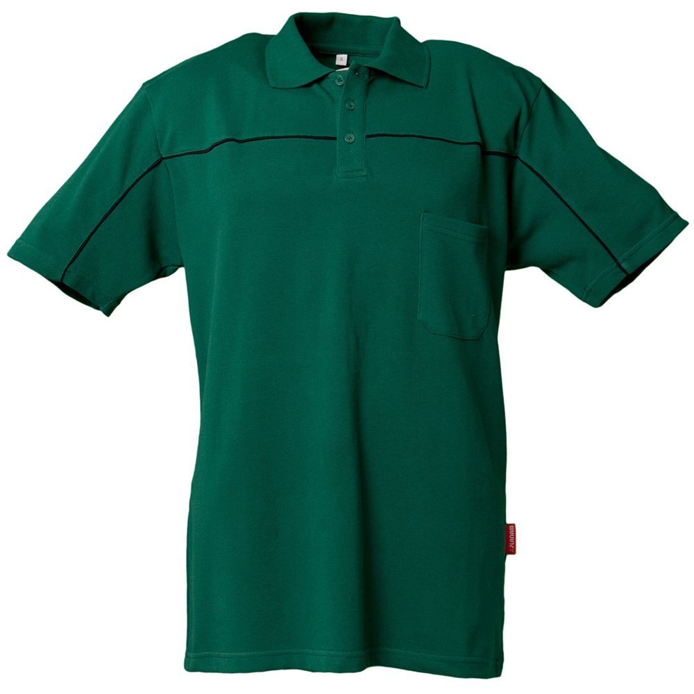 planam-shirts-line-polo-shirt-xxxl-gr-n-schwarz image 1