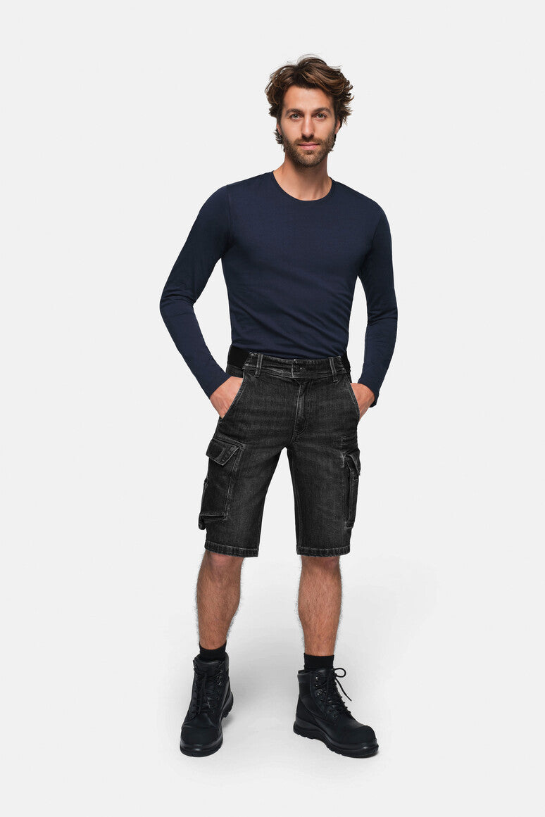 hakro-no-736-worker-jeansshorts-dyneema-x-stretch-eco image 2