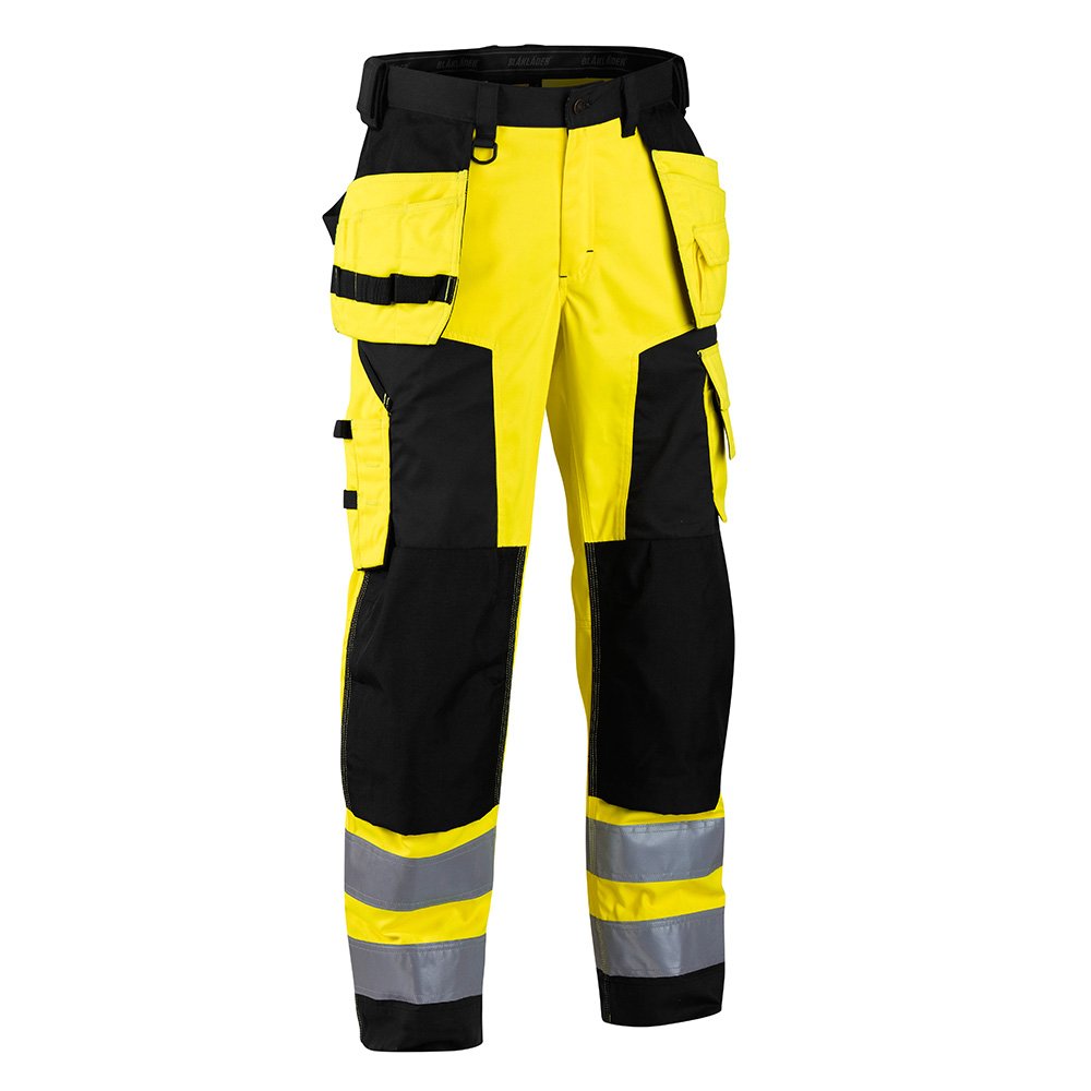 bl-kl-der-1567-winter-softshell-bundhose-high-vis-gelb-marine-44 image 2