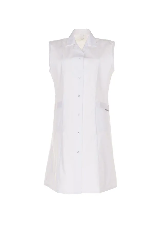 planam-damen-mantel-mg-260-ohne-arm-kornblau-gr-e-40 image 1