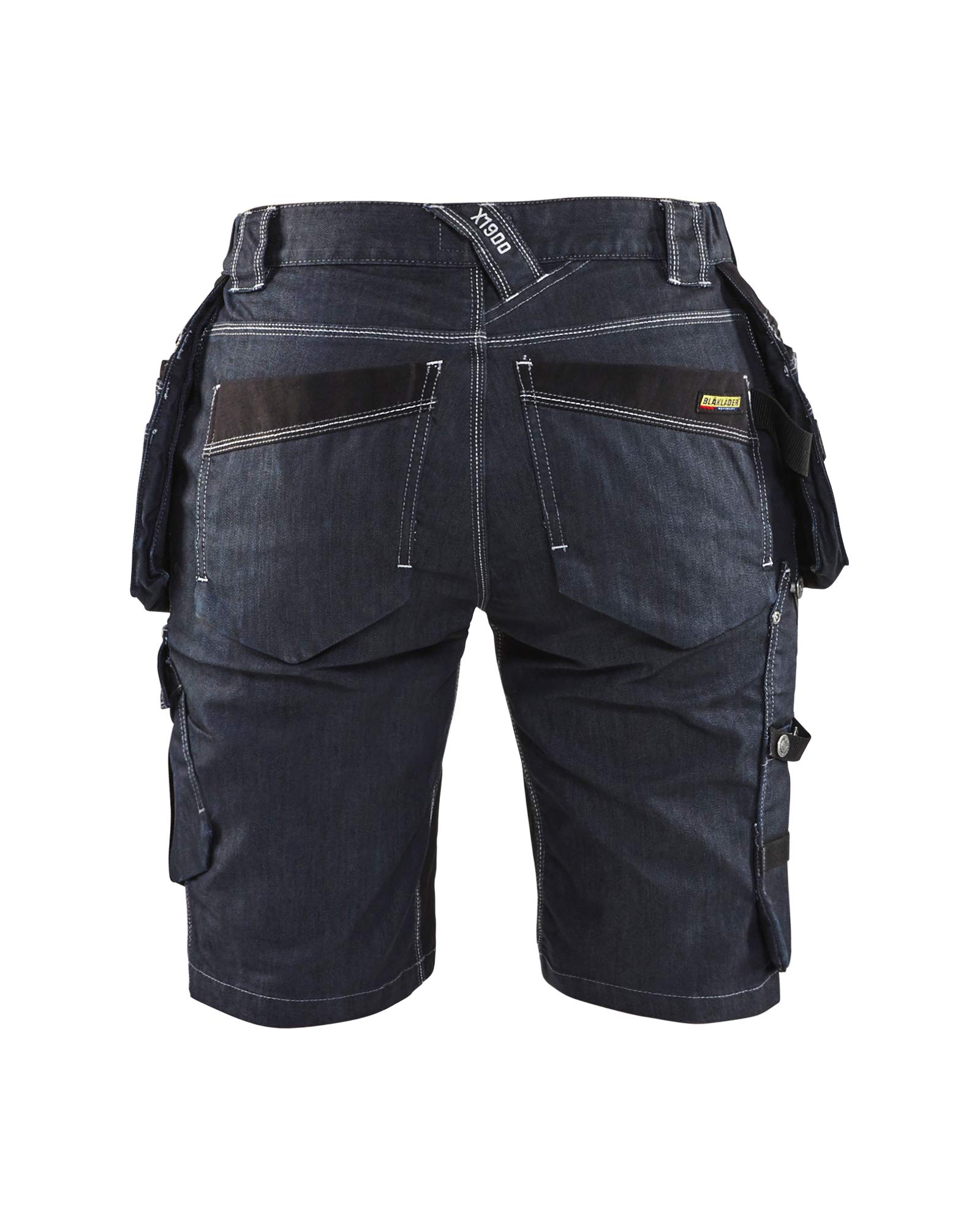 bl-kl-der-x1900-7992-stretch-damen-handwerker-shorts-marineblau-schwarz image 2