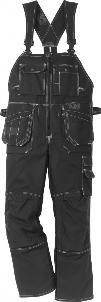 fristads-workwear-100310-herren-latzhose-schwarz-gr-e-d124 image 1