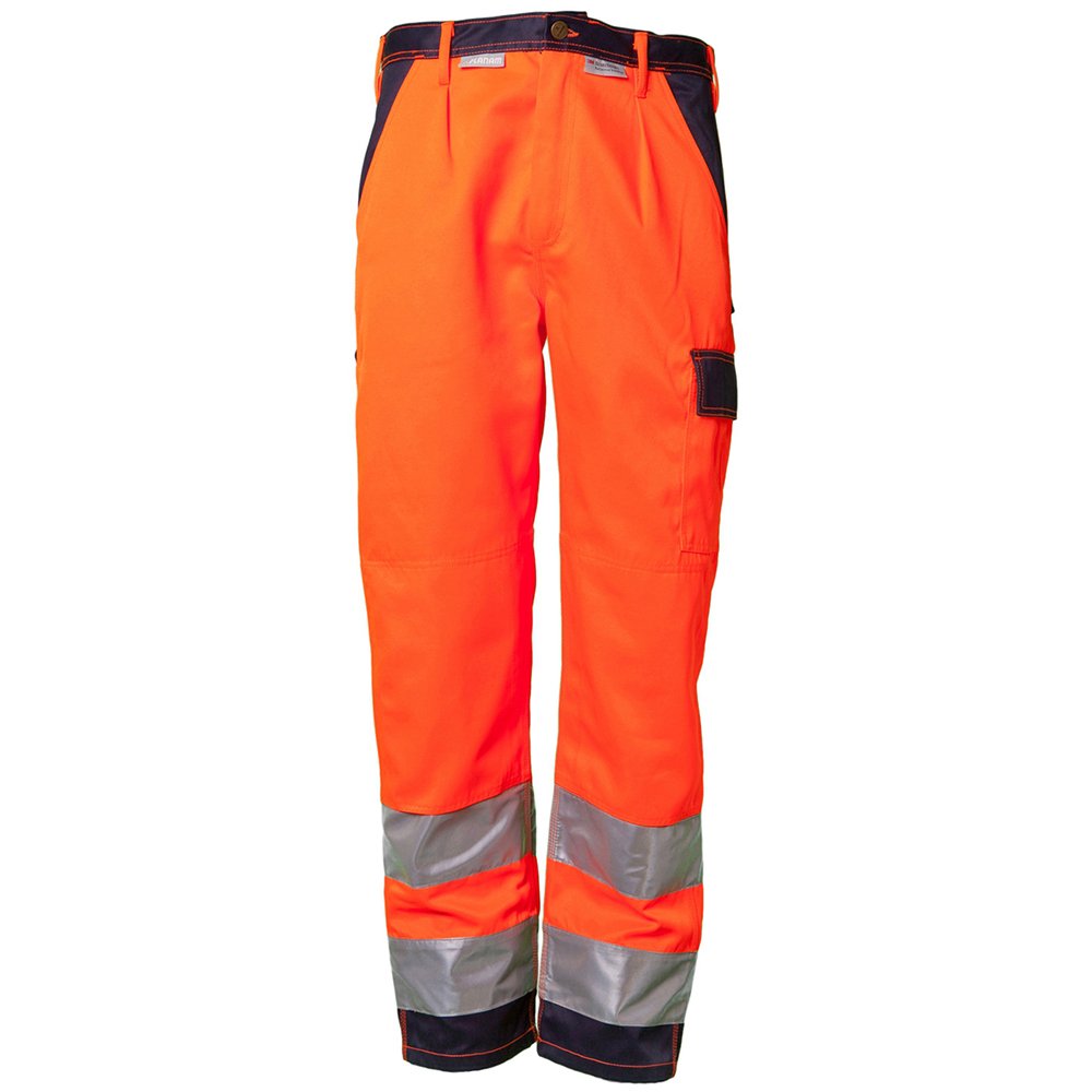 planam-warnschutz-bundhose-2016-zweifarbig-orange-marine-gr-e-44 image 1