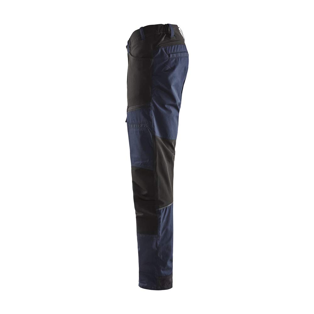 bl-kl-der-1456-service-arbeitshose-mit-stretch-dunkelmarine-schwarz-d108 image 3