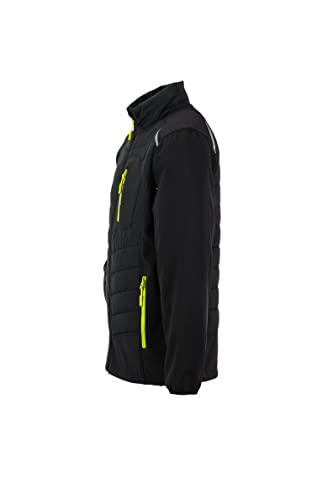 planam-stretchline-winterjacke-herren-6680-schwarz image 8