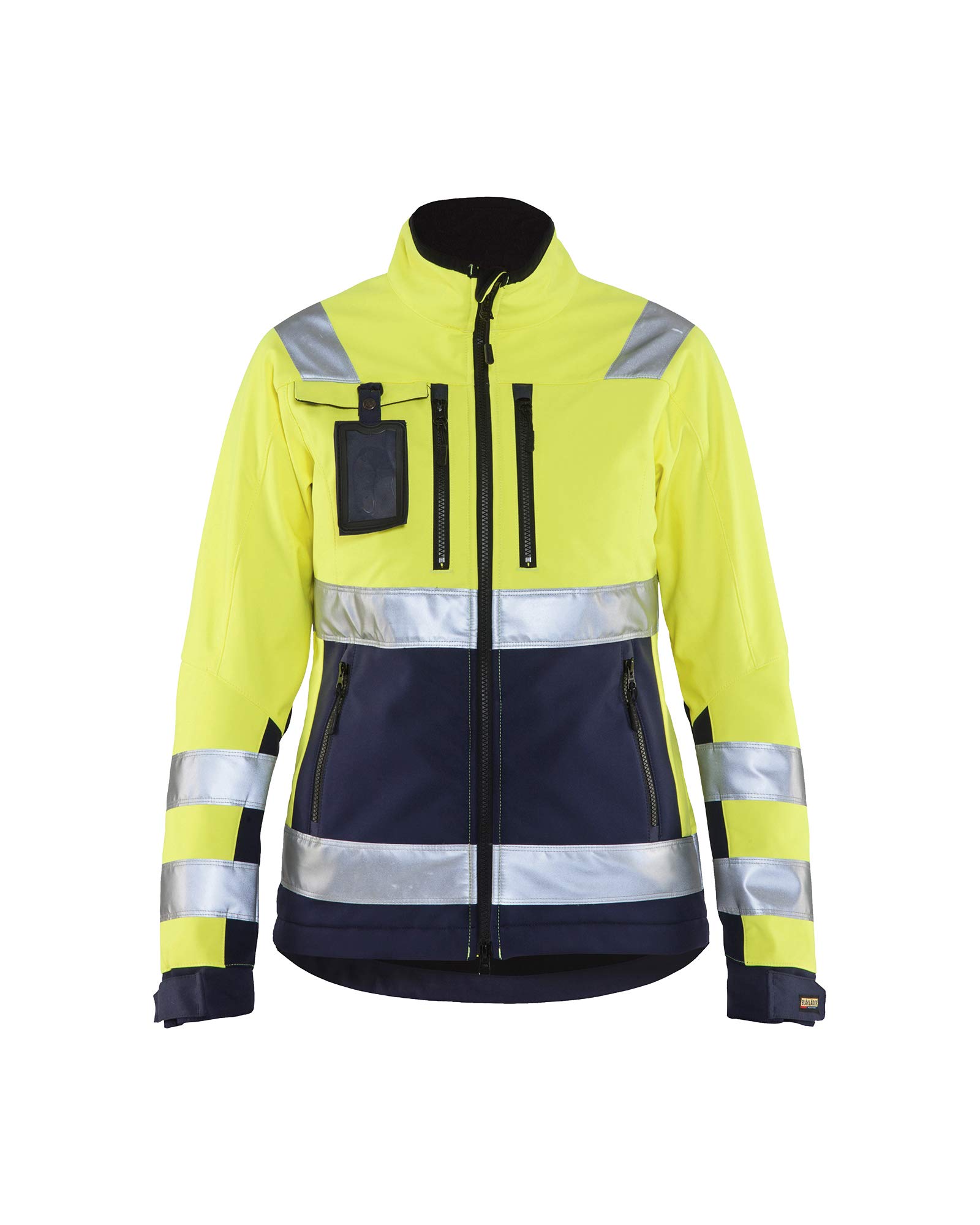 bl-kl-der-4902-damen-high-vis-softshelljacke-warnschutzjacke image 2