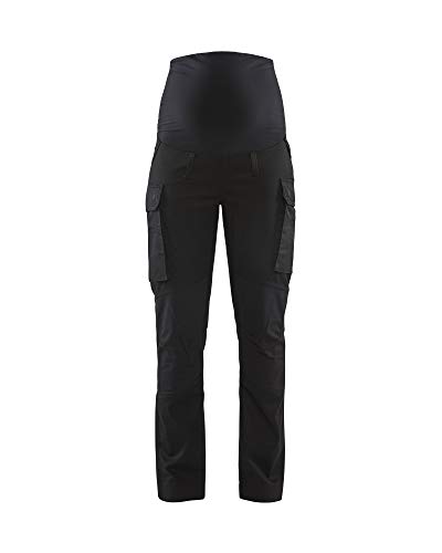 bl-kl-der-7101-umstandshose-damen-arbeitshose-stretch-schwarz image 7