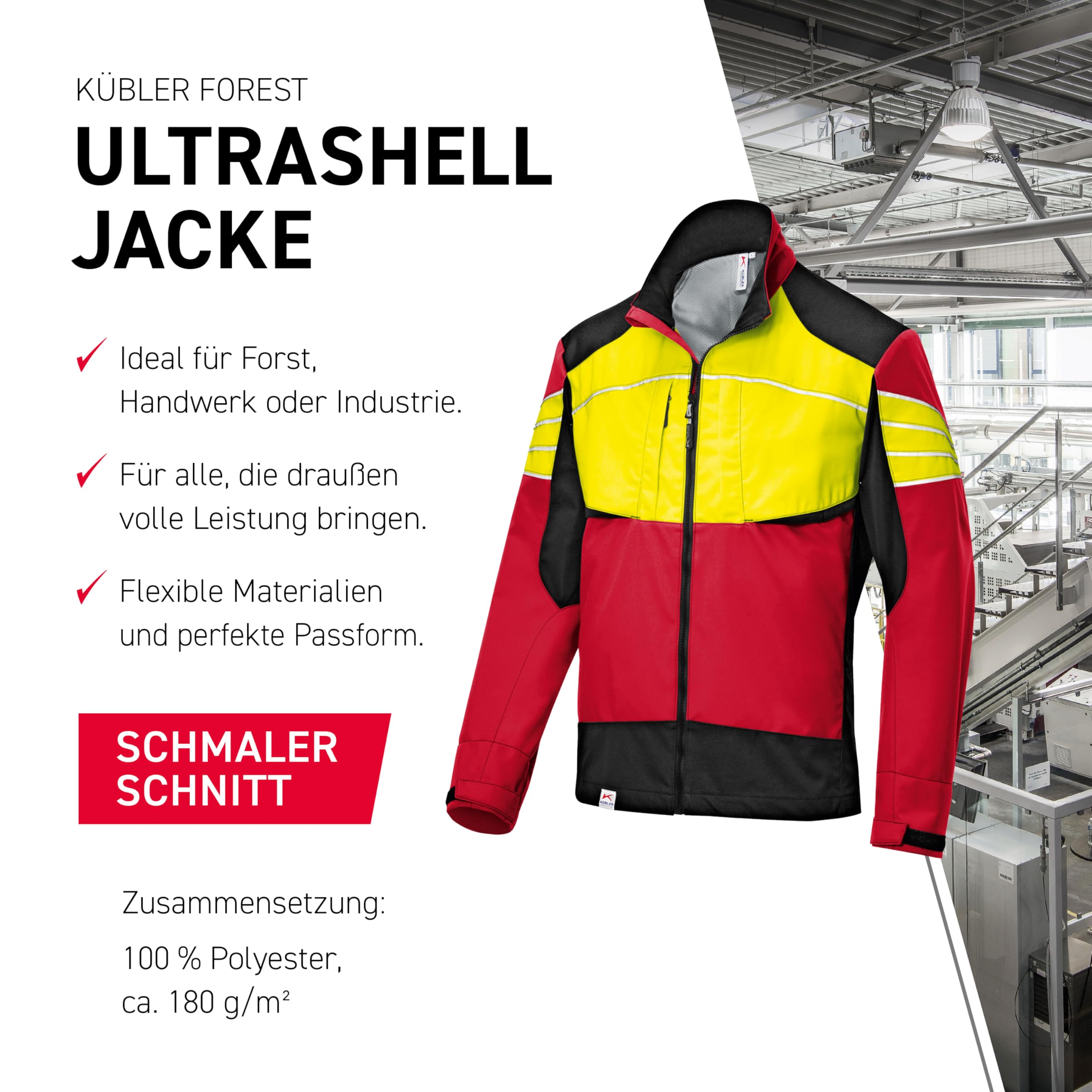 k-bler-activiq-jacke-1750-anthrazit-warngelb-schwarz image 3
