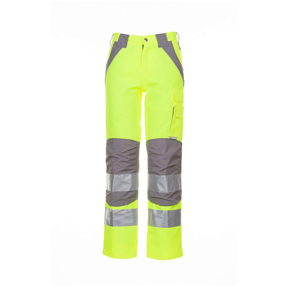 planam-plaline-warnschutzhose-5611-gelb-zink-gr-e-24 image 1