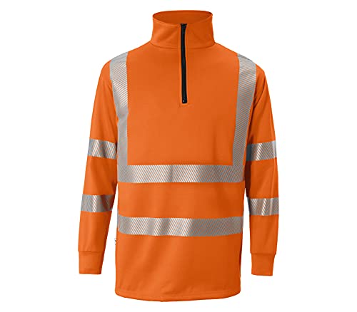 k-bler-reflectiq-zip-sweatshirt-psa-2-warnorange image 2