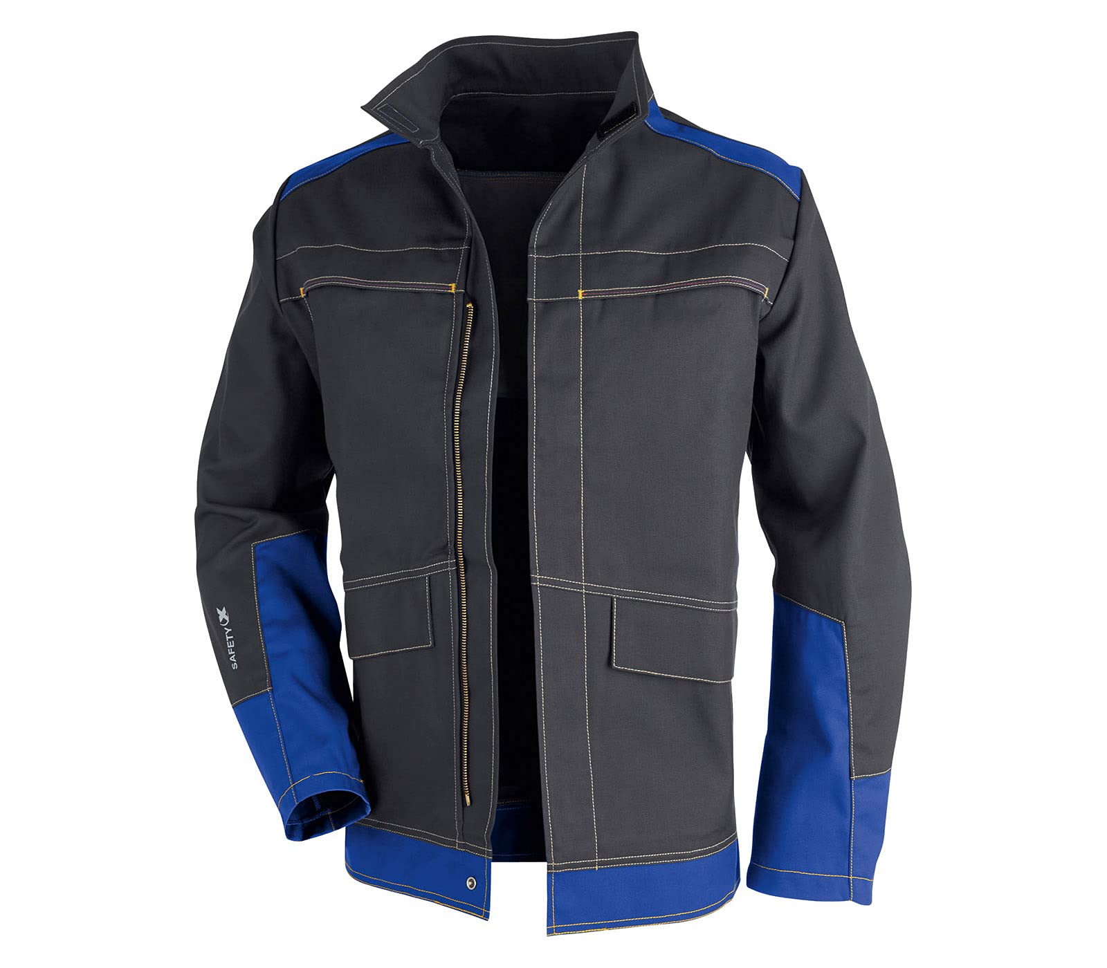 k-bler-activiq-strickjacke-arbeitsjacke-im-stricklook-mit-reflex image 3