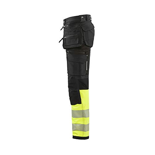 bl-kl-der-1993-hi-vis-4-wege-stretch-hose-schwarz-gelb-gr-e-c148 image 6