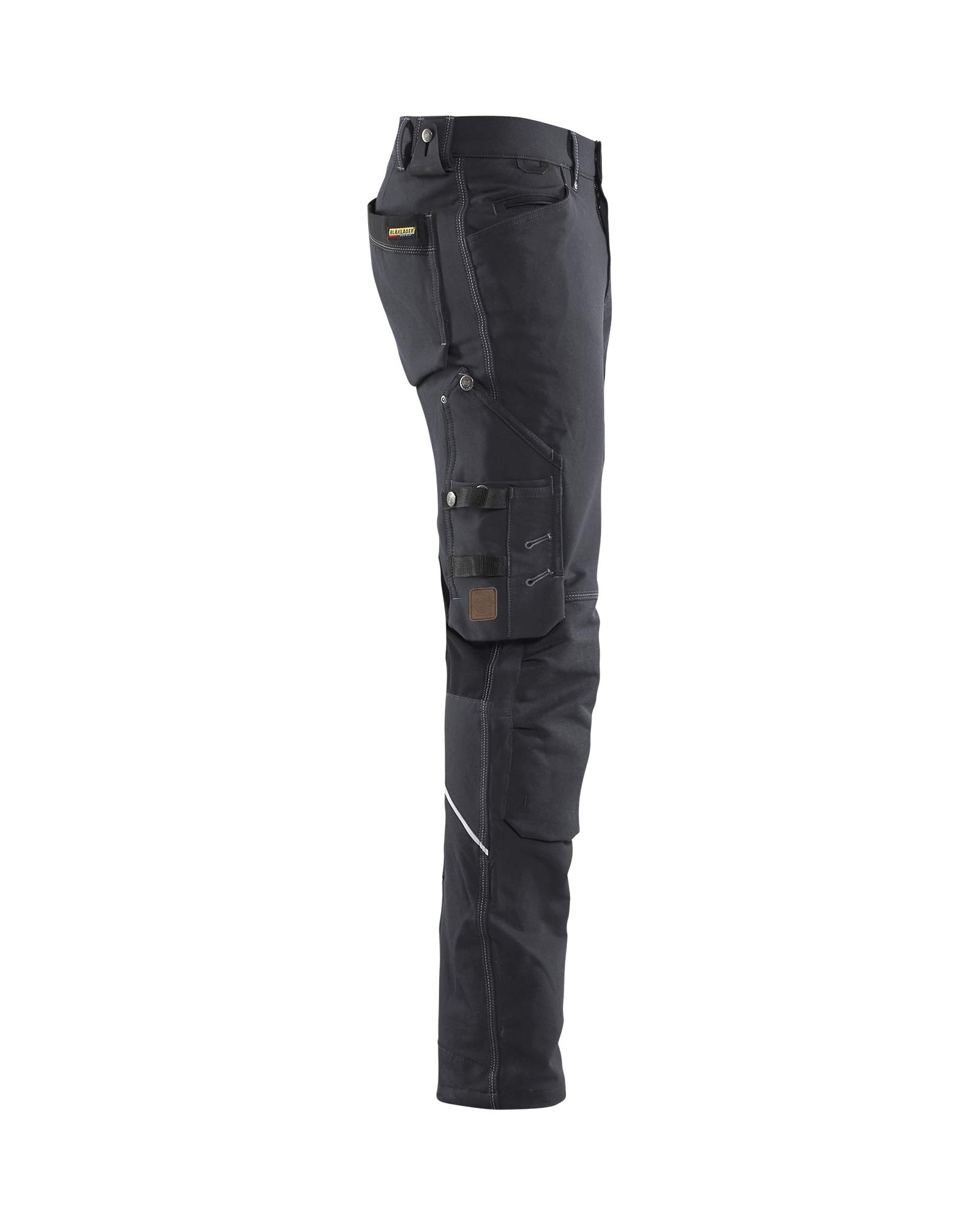 bl-kl-der-x1900-handwerker-arbeitshose-4-wege-stretch-dunkelgrau-schwarz-c152-oh image 3