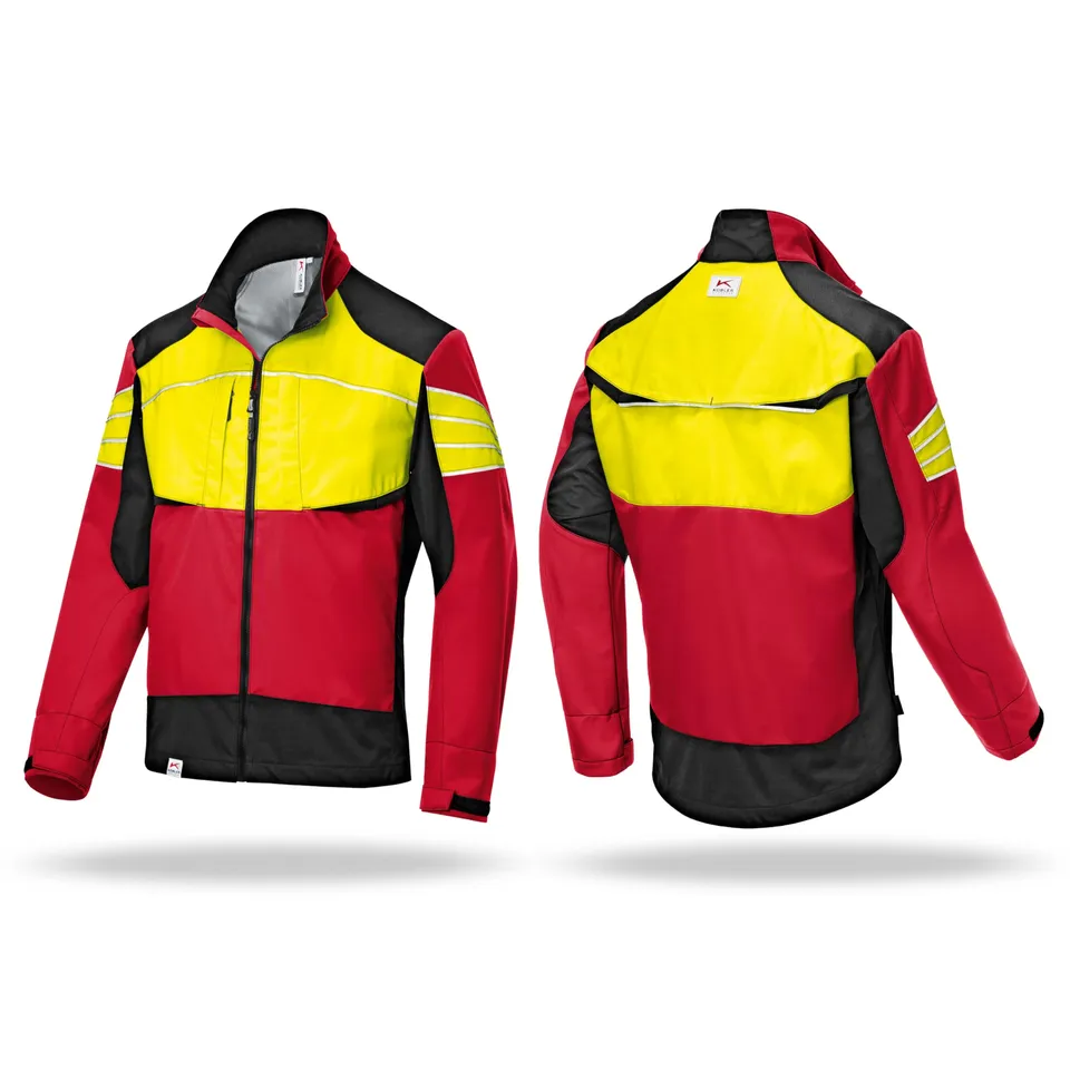 k-bler-activiq-jacke-1750-anthrazit-warngelb-schwarz image 1