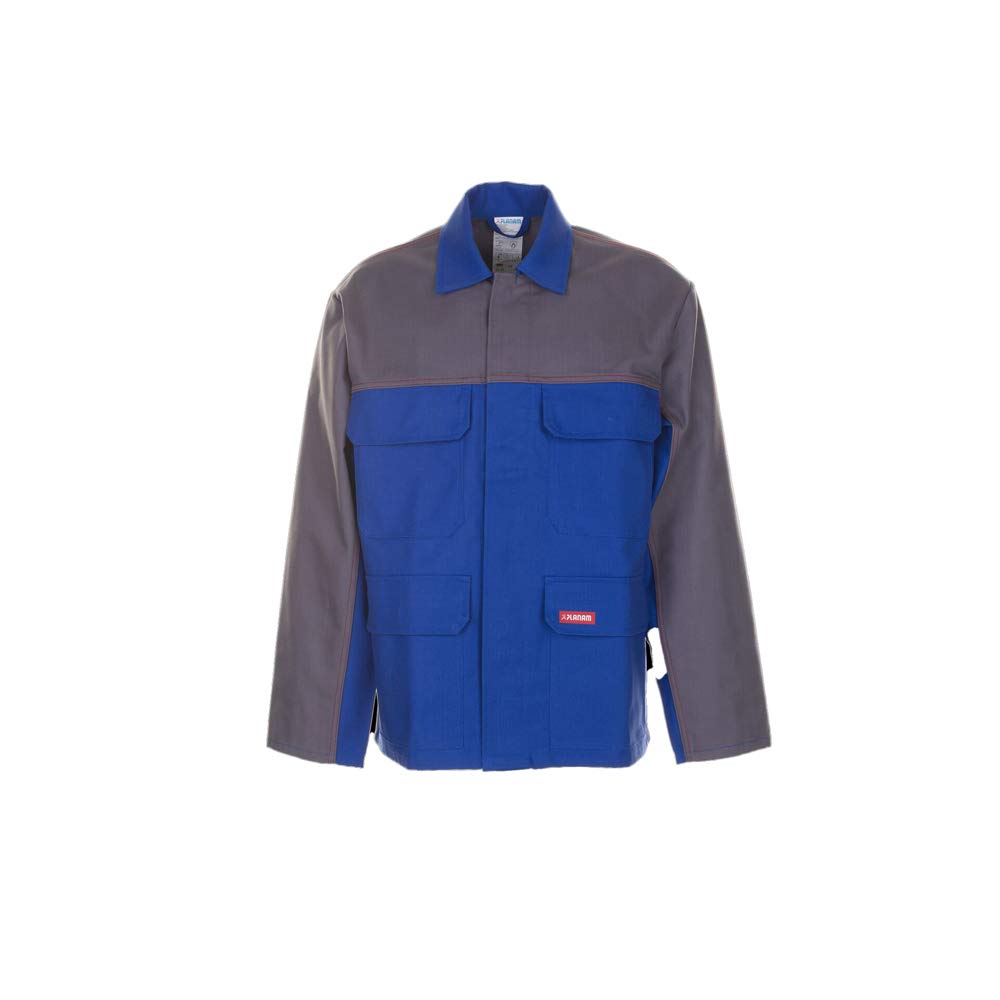 planam-major-protect-1-lagig-jacke-kornblau-grau-gr-e-52 image 1