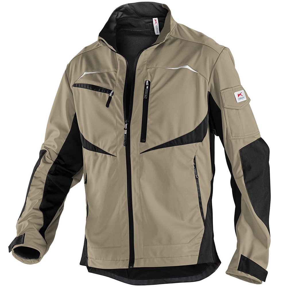 k-bler-practiq-ultrashell-arbeitsjacke-oliv-schwarz-l image 5