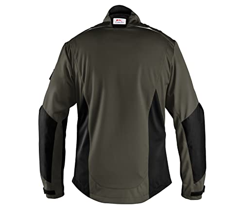 k-bler-practiq-ultrashell-arbeitsjacke-oliv-schwarz-l image 8