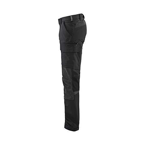 bl-kl-der-1422-4-wege-stretch-service-arbeitshose-c152-schwarz-dunkelgrau image 6