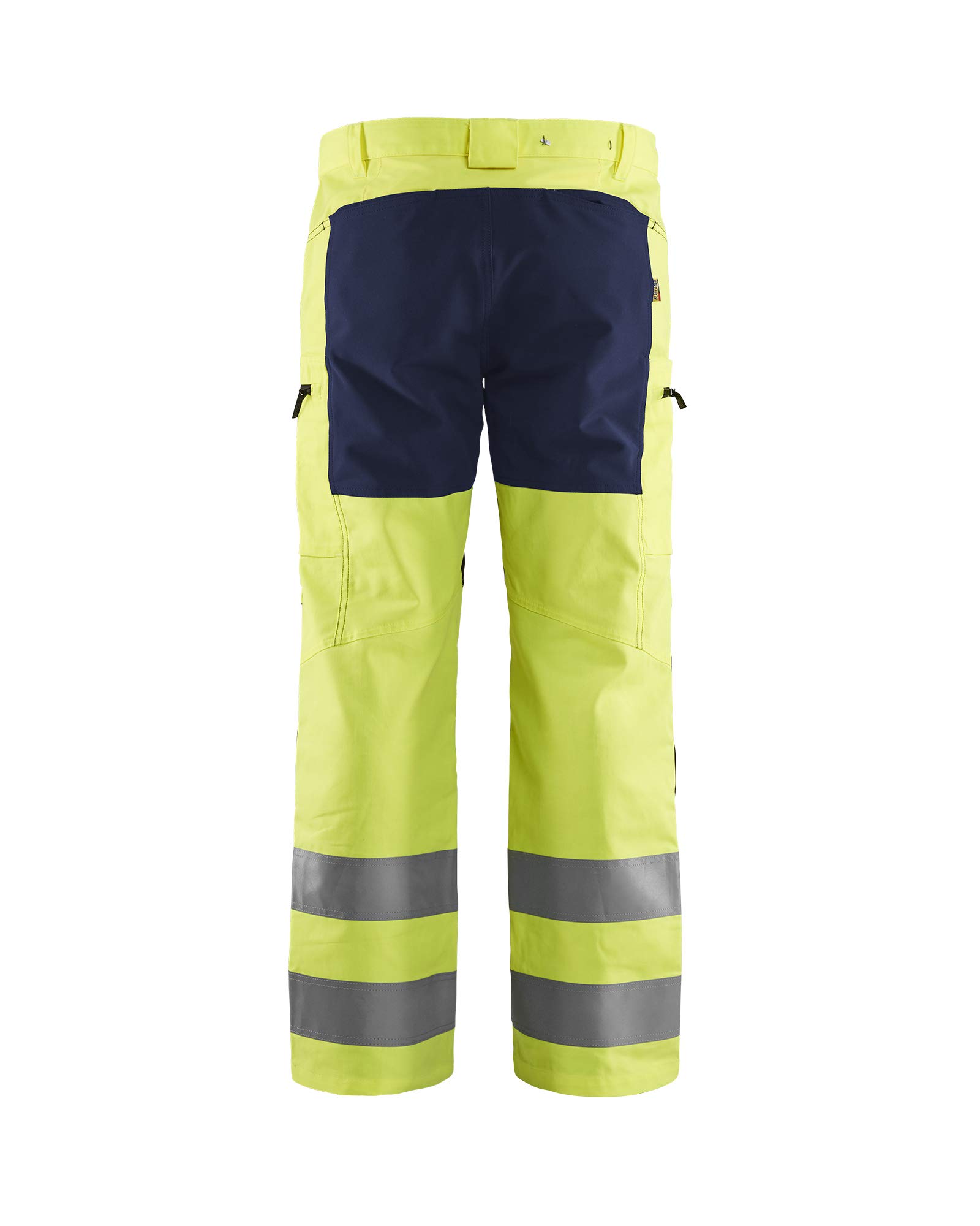 bl-kl-der-1585-arbeitshose-stretch-high-vis-gelb-marineblau-d116 image 2