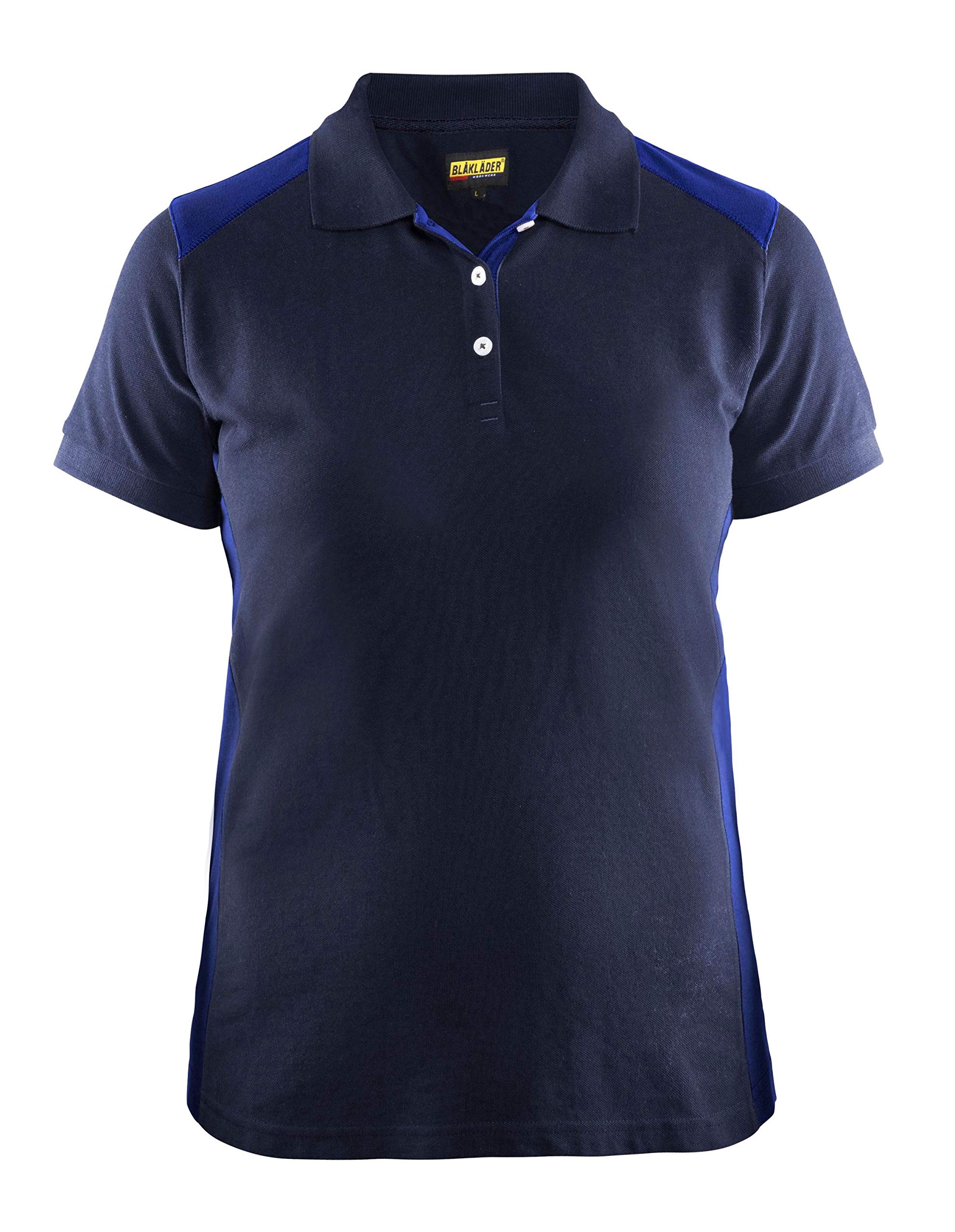blaaklaeder-damen-polo-shirt-3390-schwarz-xxl-baumwollmix image 3