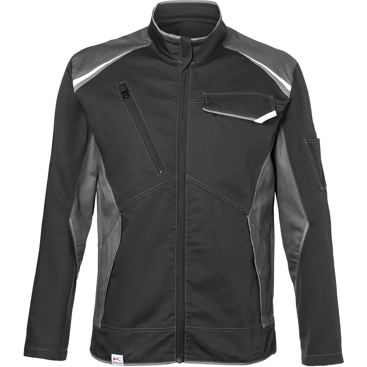 k-bler-iconiq-jacke-schwarz-anthrazit-gr-m image 2