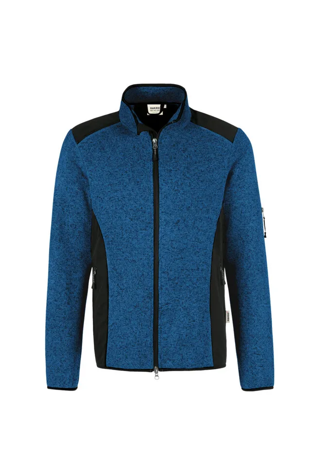 hakro-no-836-strickfleecejacke-mit-softshell-eins-tzen-active-function-jacke image 1