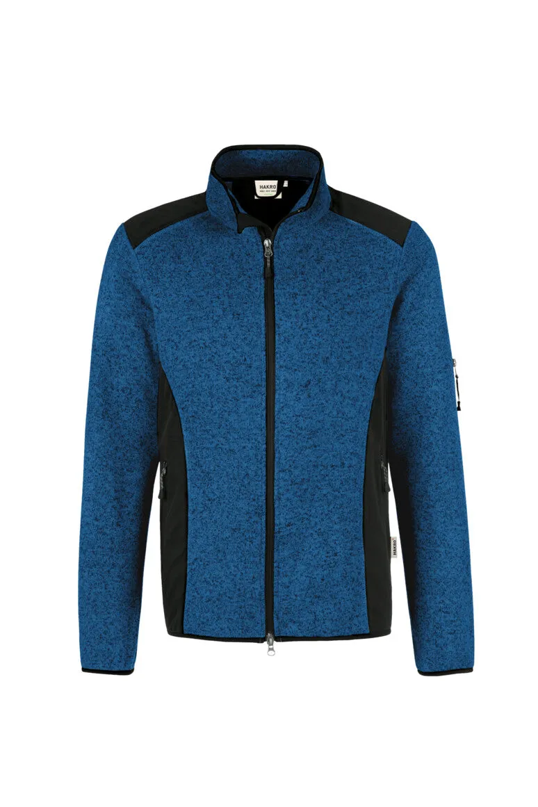 hakro-no-836-strickfleecejacke-mit-softshell-eins-tzen-active-function-jacke image 1